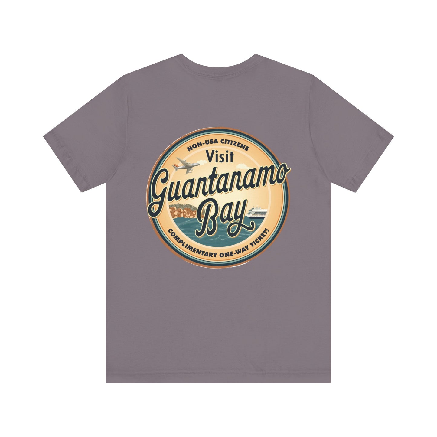 T-Shirt - "Visit Guantanamo Bay! Via FAFO Airlines" Unisex Jersey Short Sleeve Tee