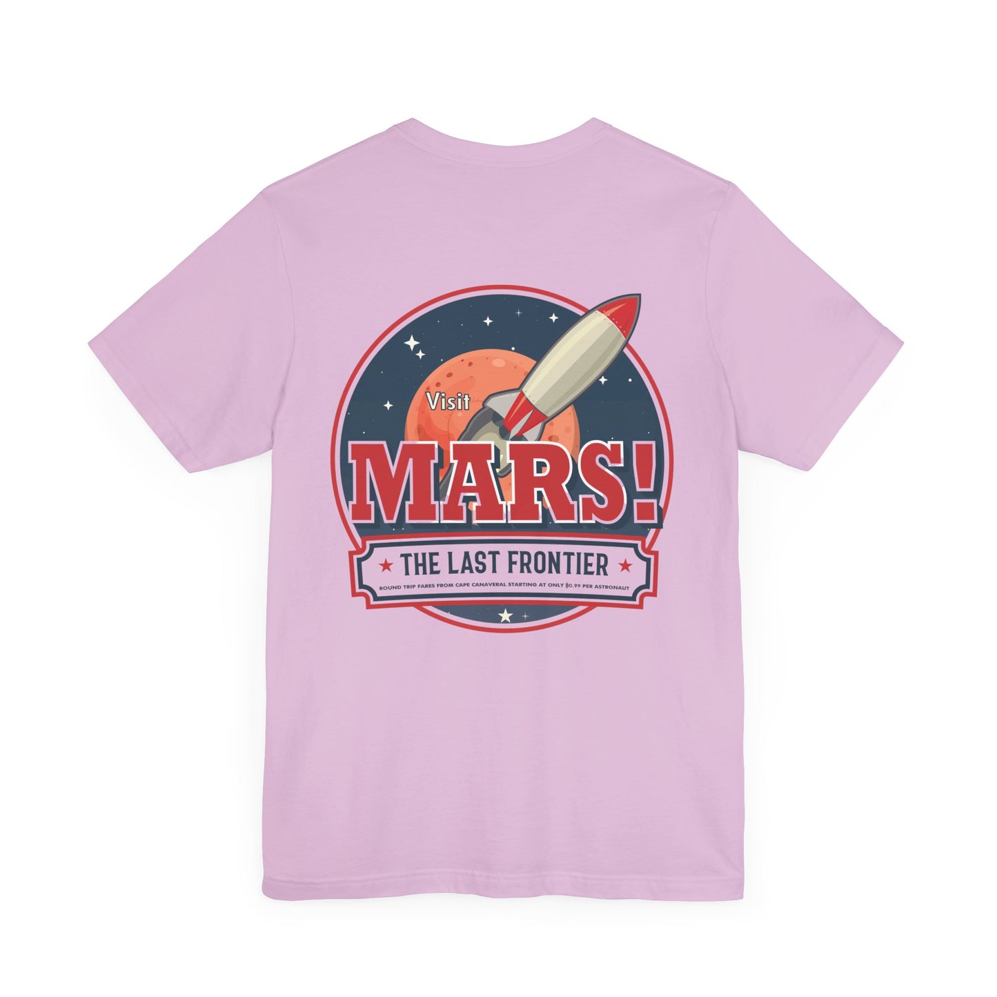 T-Shirt - "Visit Mars! Via FAFO Airlines" Unisex Jersey Short Sleeve Tee