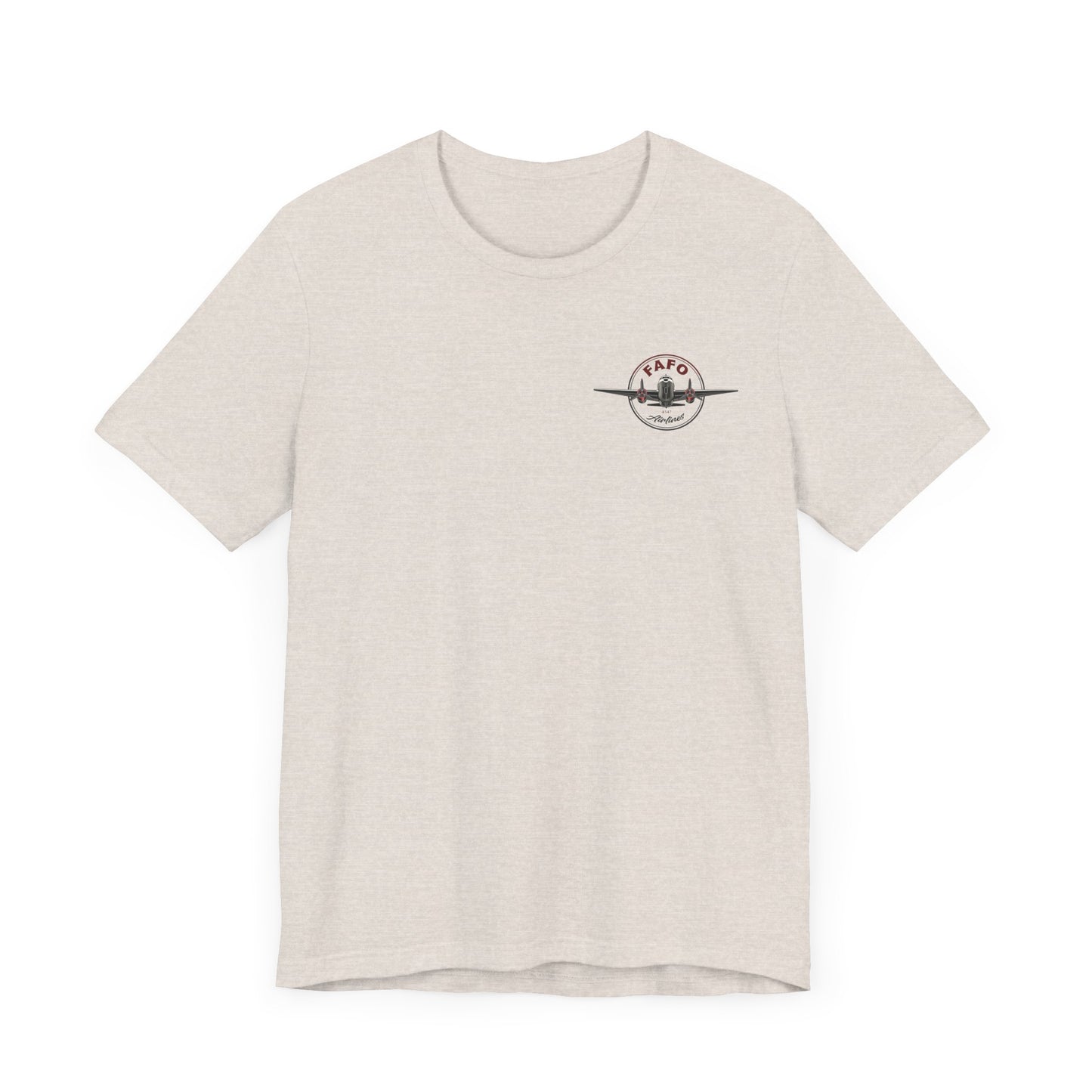 T-Shirt - "Visit the Panama Canal! Via FAFO Airlines" Unisex Jersey Short Sleeve Tee