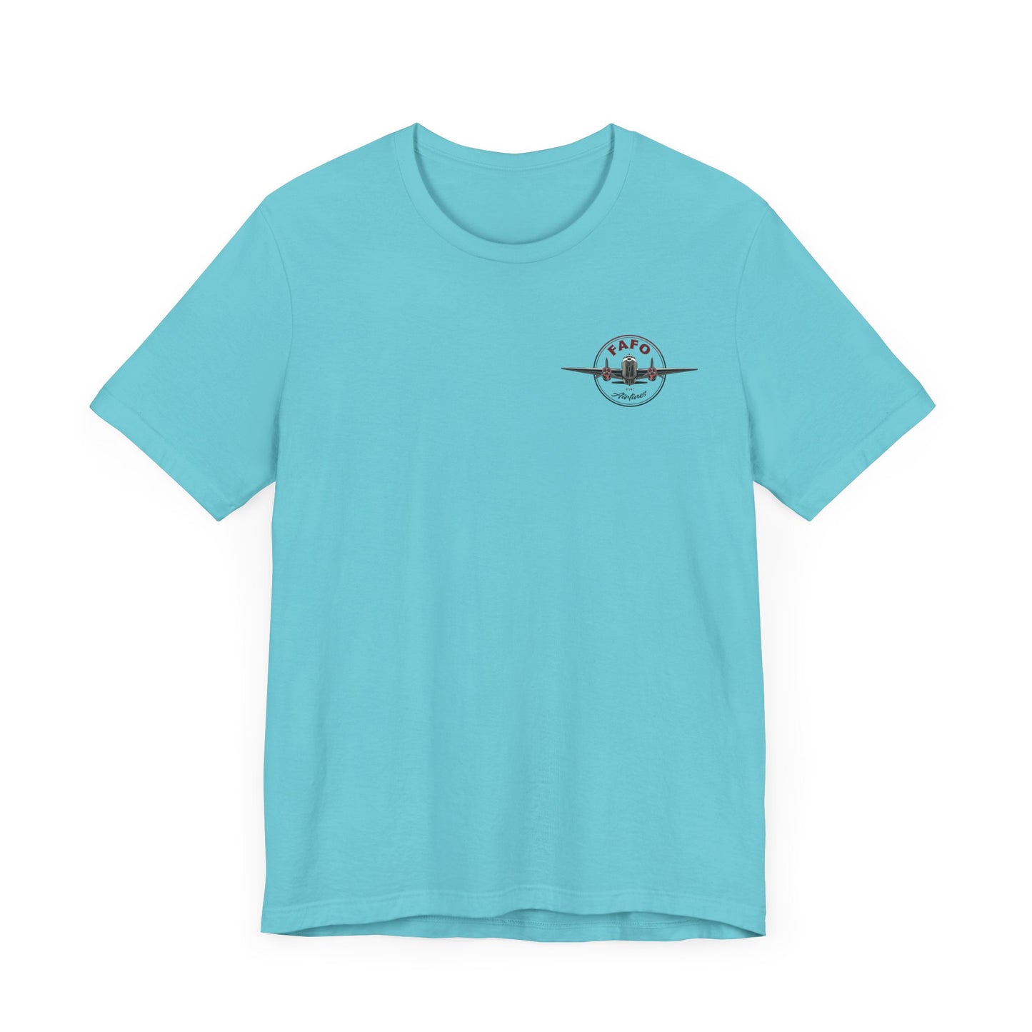T-Shirt - "Visit Mars! Via FAFO Airlines" Unisex Jersey Short Sleeve Tee