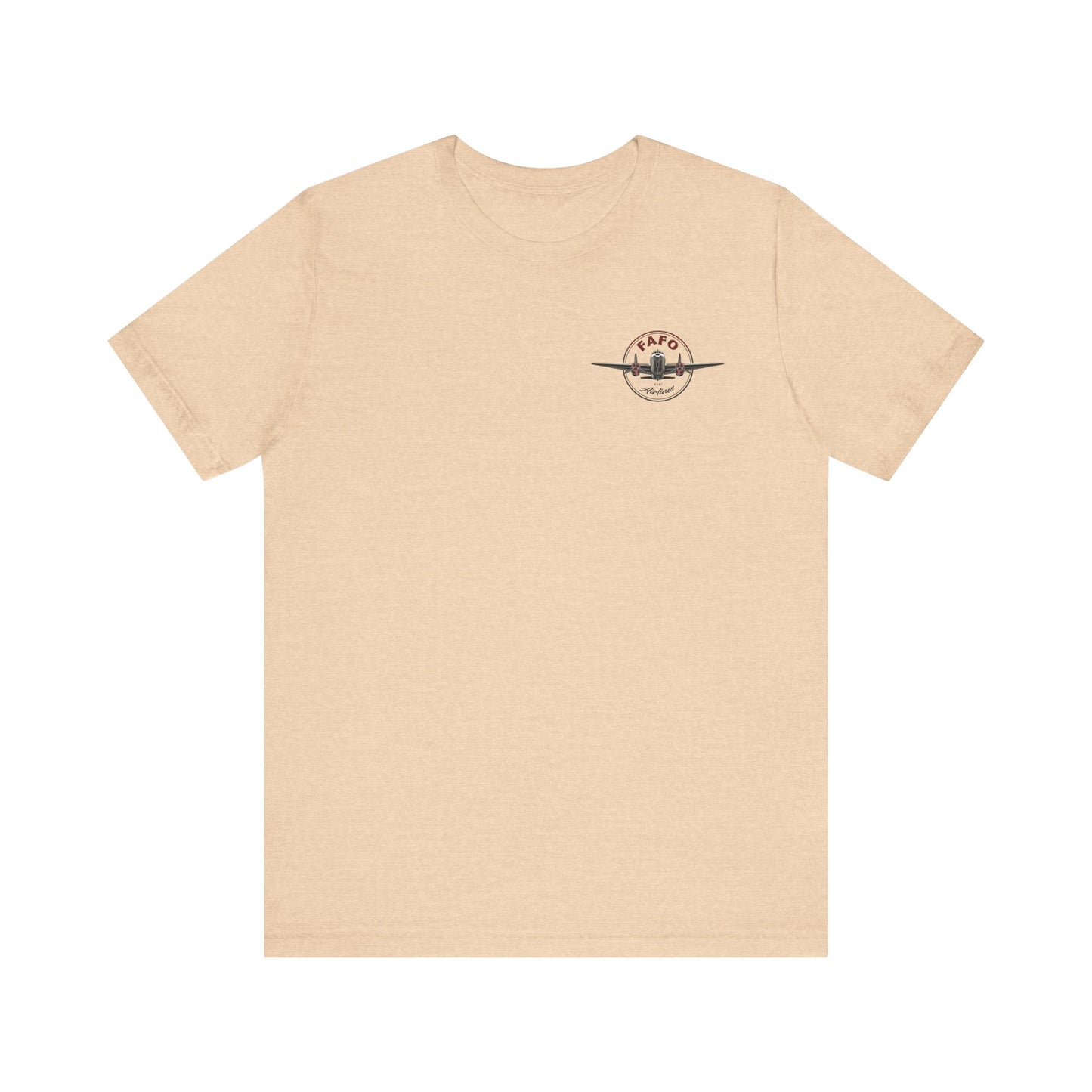 T-Shirt - "Visit the 51st State! Via FAFO Airlines" Unisex Jersey Short Sleeve Tee