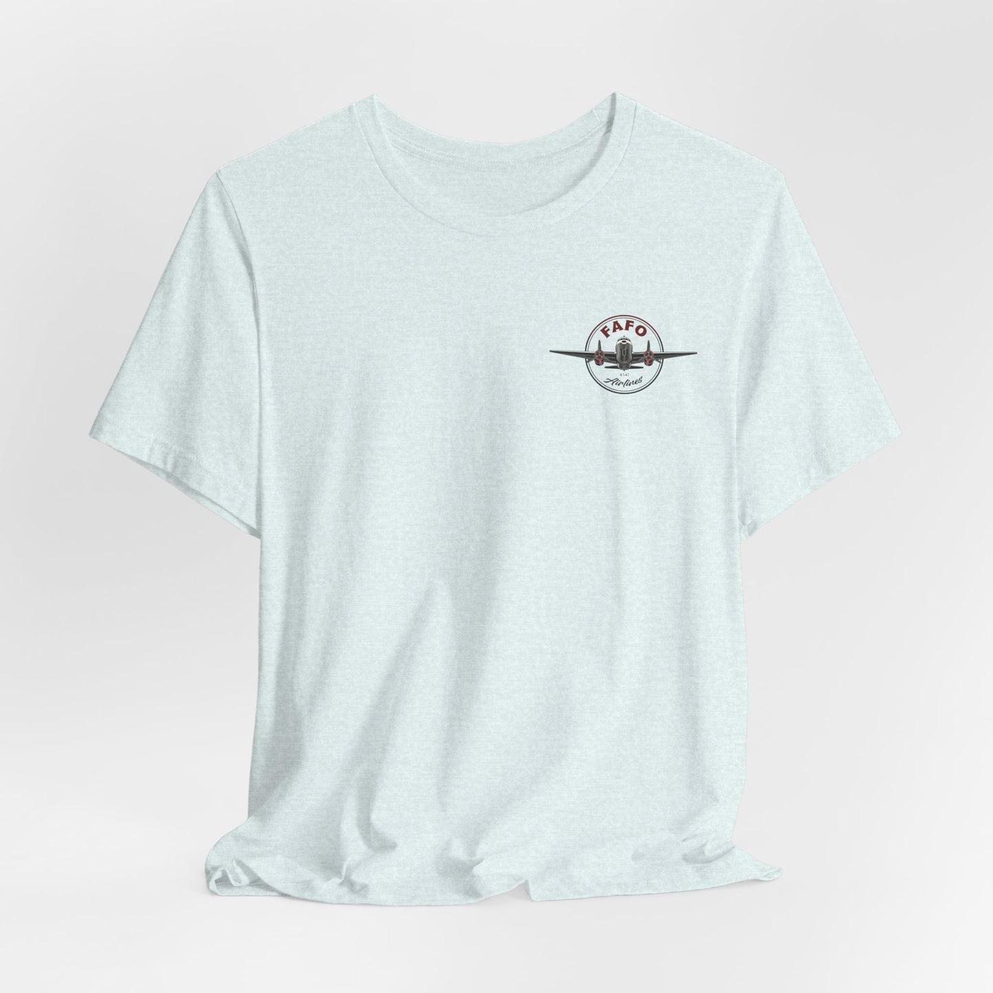 T-Shirt - "Visit Mars! Via FAFO Airlines" Unisex Jersey Short Sleeve Tee