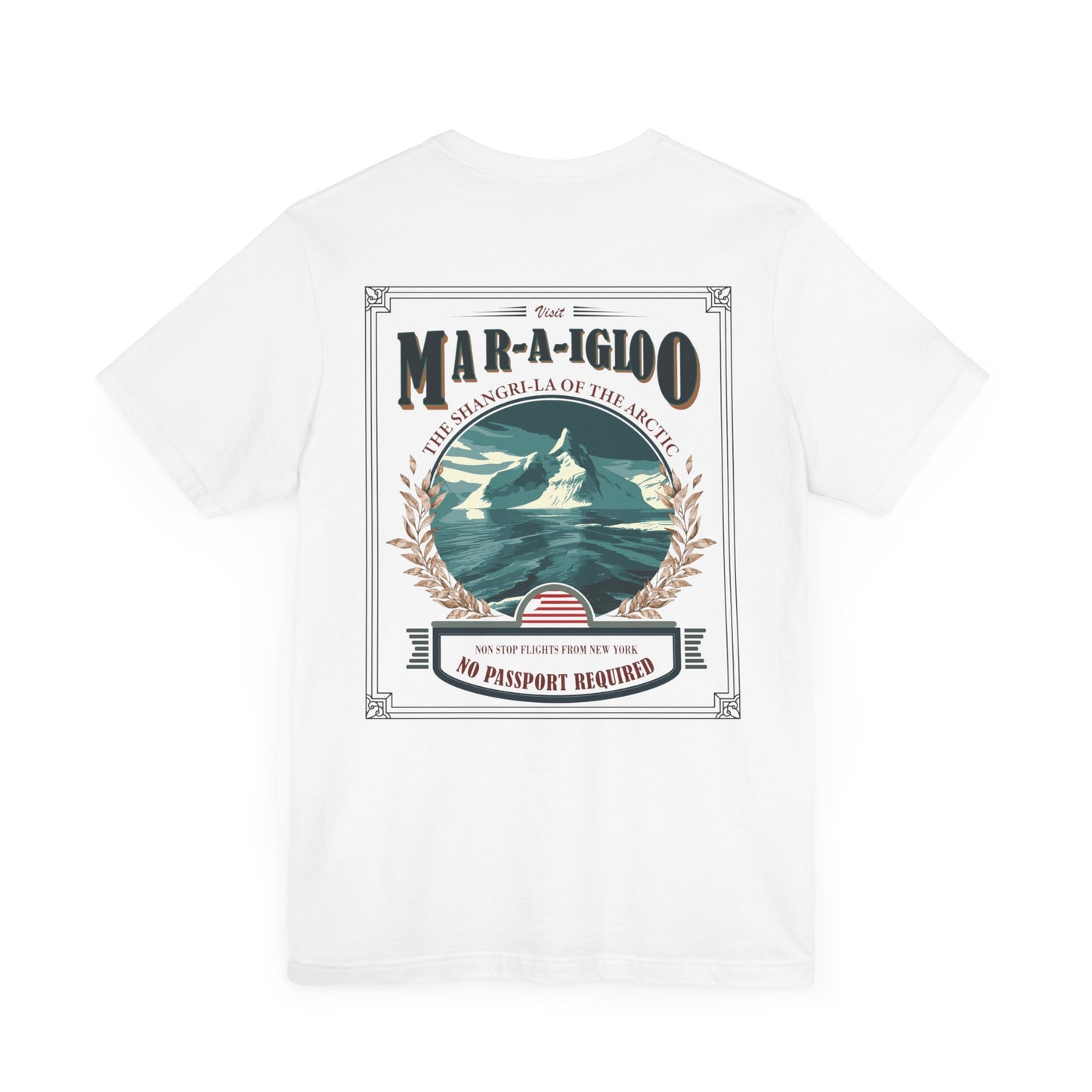 T-Shirt - "Visit Mar-A-Igloo! Via FAFO Airlines" Unisex Jersey Short Sleeve Tee