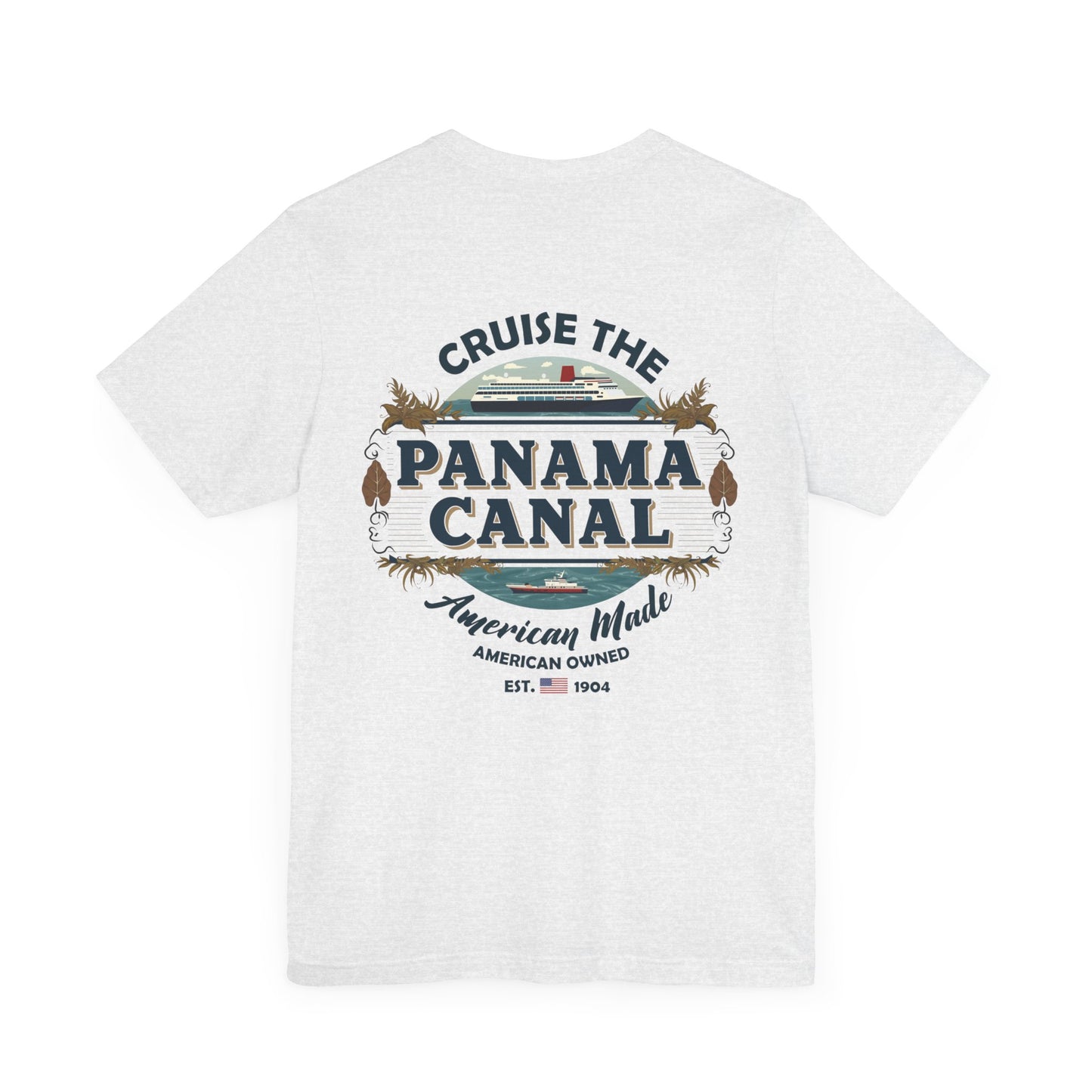 T-Shirt - "Visit the Panama Canal! Via FAFO Airlines" Unisex Jersey Short Sleeve Tee