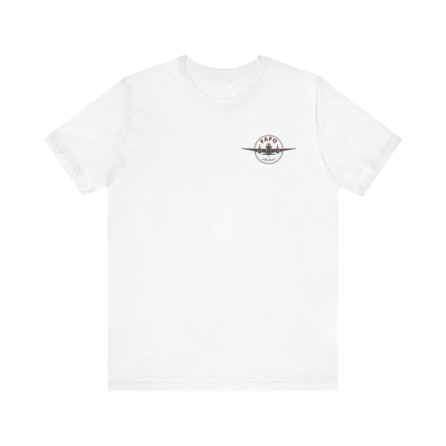 T-Shirt - "Visit Mars! Via FAFO Airlines" Unisex Jersey Short Sleeve Tee