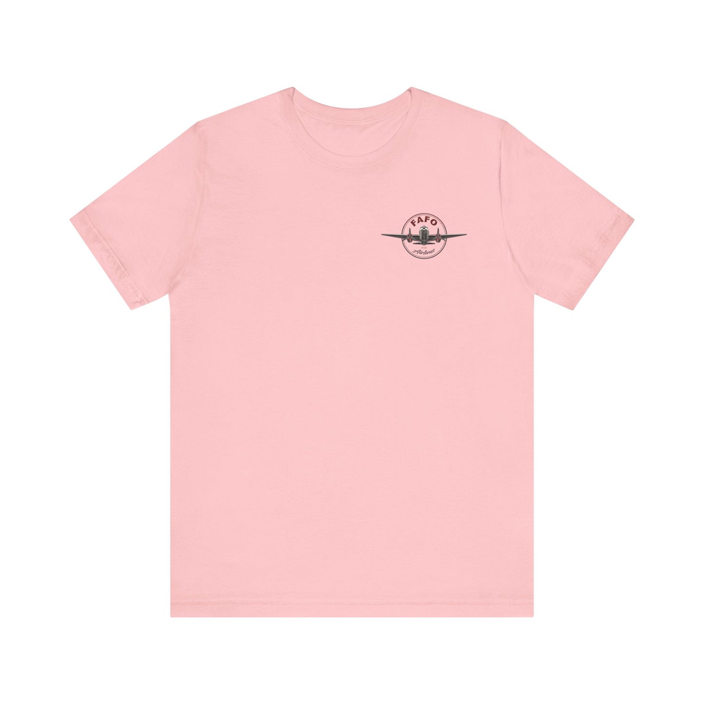 T-Shirt - "Visit Mars! Via FAFO Airlines" Unisex Jersey Short Sleeve Tee
