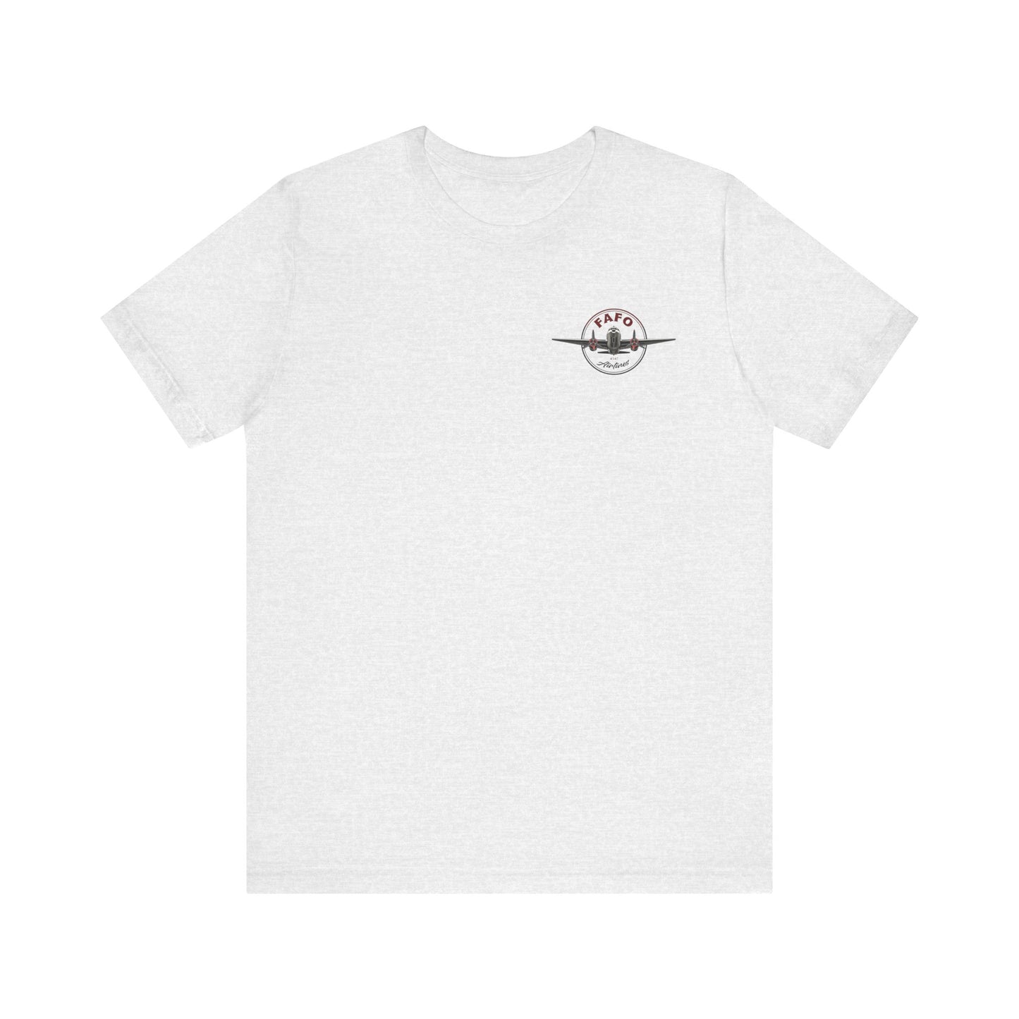 T-Shirt - "Visit Mars! Via FAFO Airlines" Unisex Jersey Short Sleeve Tee