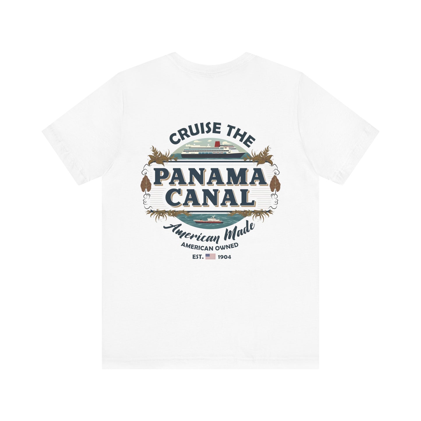 T-Shirt - "Visit the Panama Canal! Via FAFO Airlines" Unisex Jersey Short Sleeve Tee