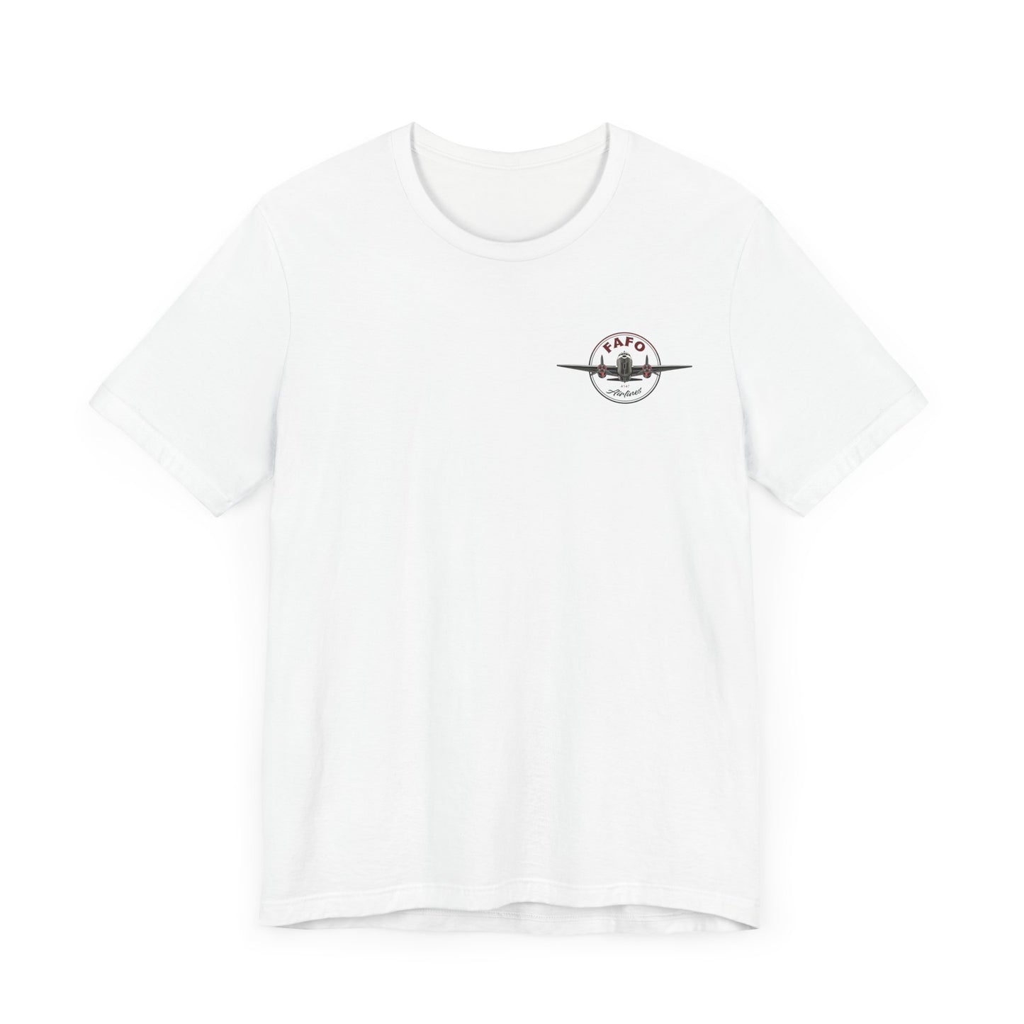 T-Shirt - "Visit Mars! Via FAFO Airlines" Unisex Jersey Short Sleeve Tee