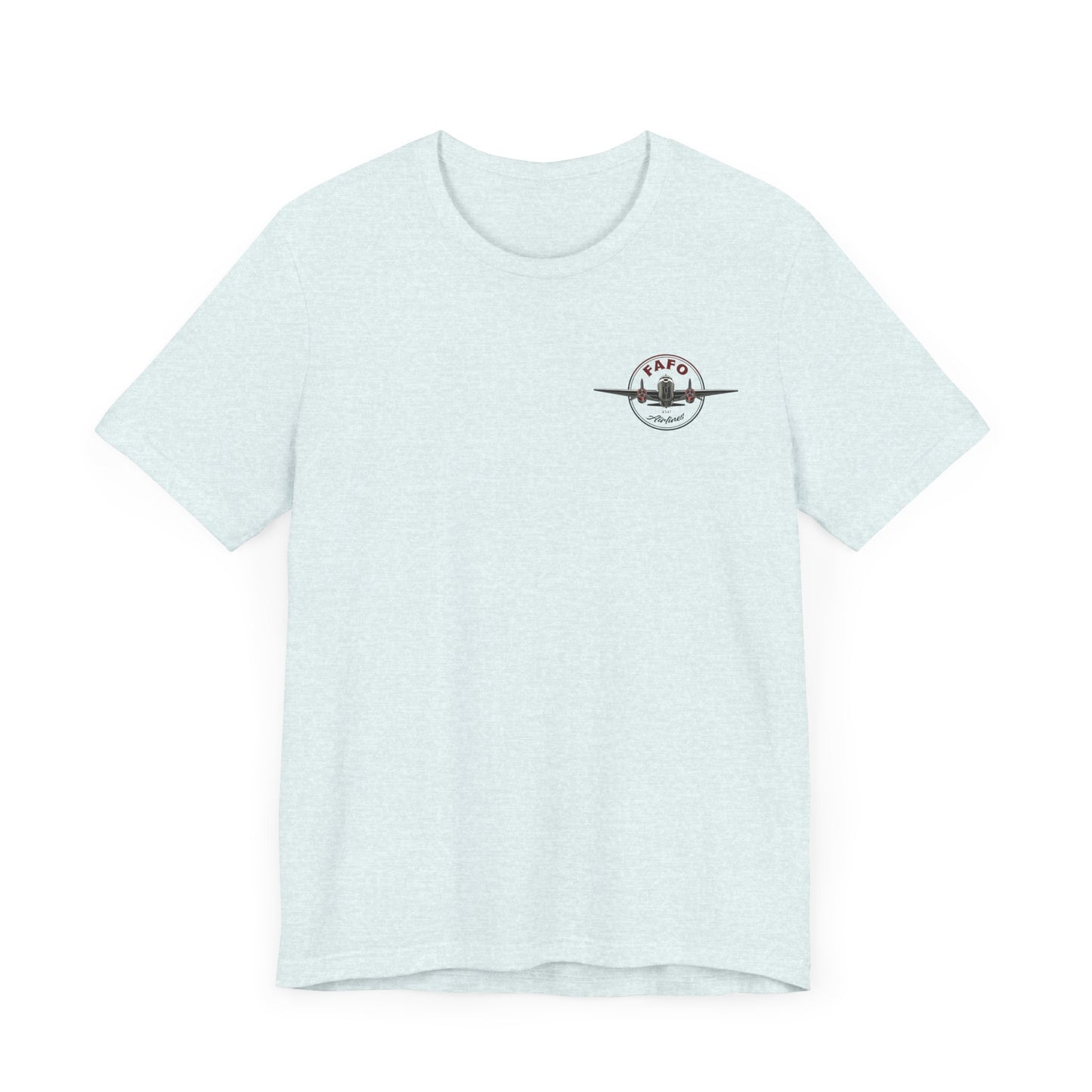 T-Shirt - "Visit Mars! Via FAFO Airlines" Unisex Jersey Short Sleeve Tee