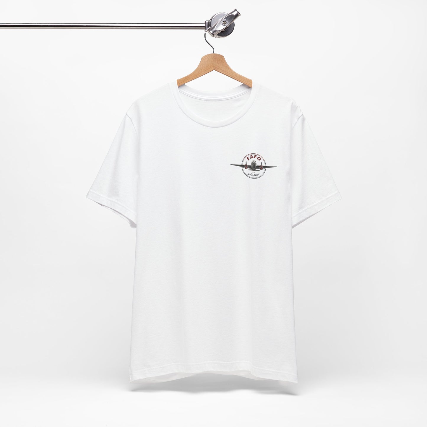 T-Shirt - "Visit Mars! Via FAFO Airlines" Unisex Jersey Short Sleeve Tee