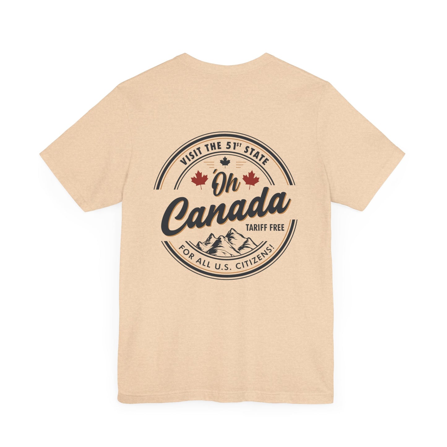 T-Shirt - "Visit the 51st State! Via FAFO Airlines" Unisex Jersey Short Sleeve Tee