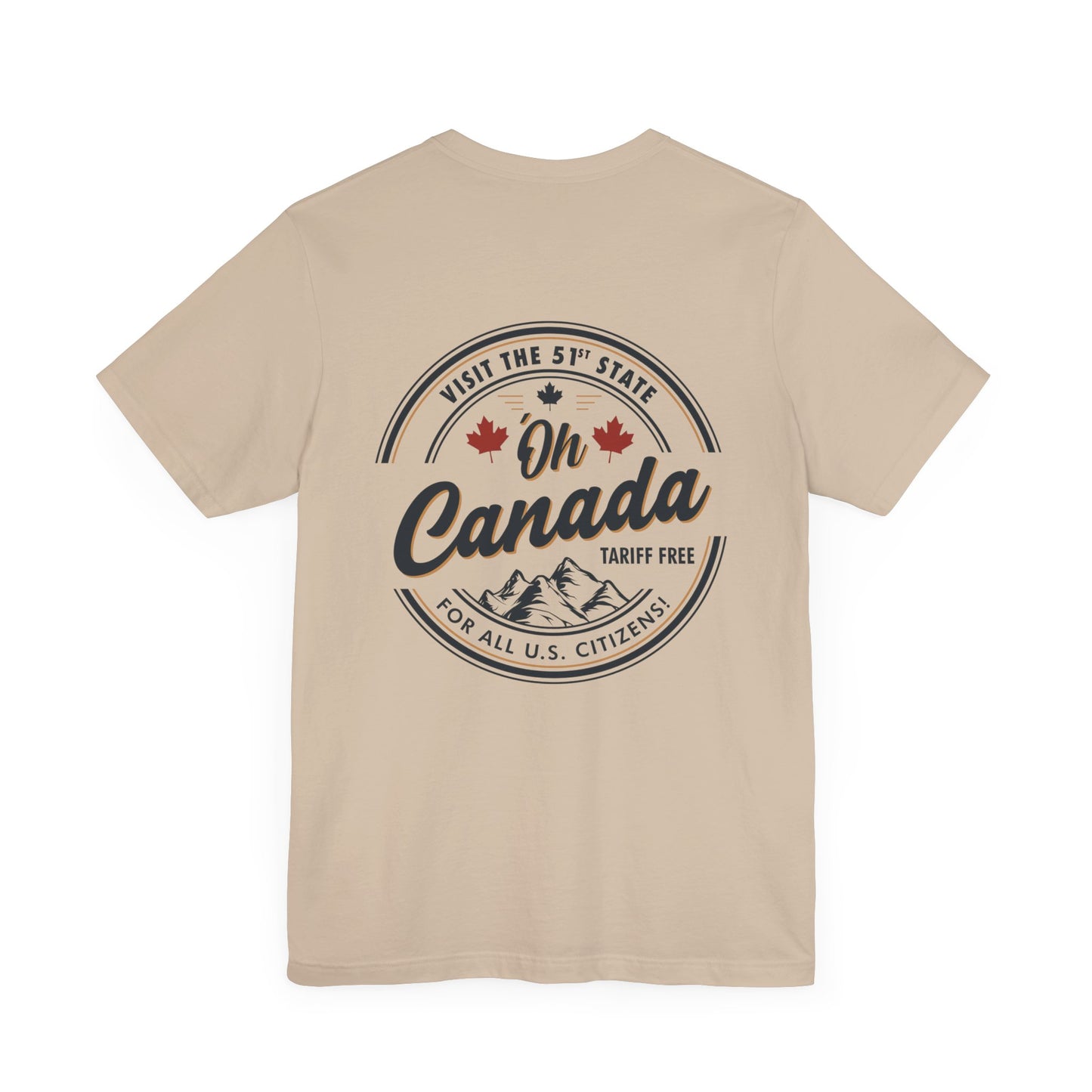 T-Shirt - "Visit the 51st State! Via FAFO Airlines" Unisex Jersey Short Sleeve Tee