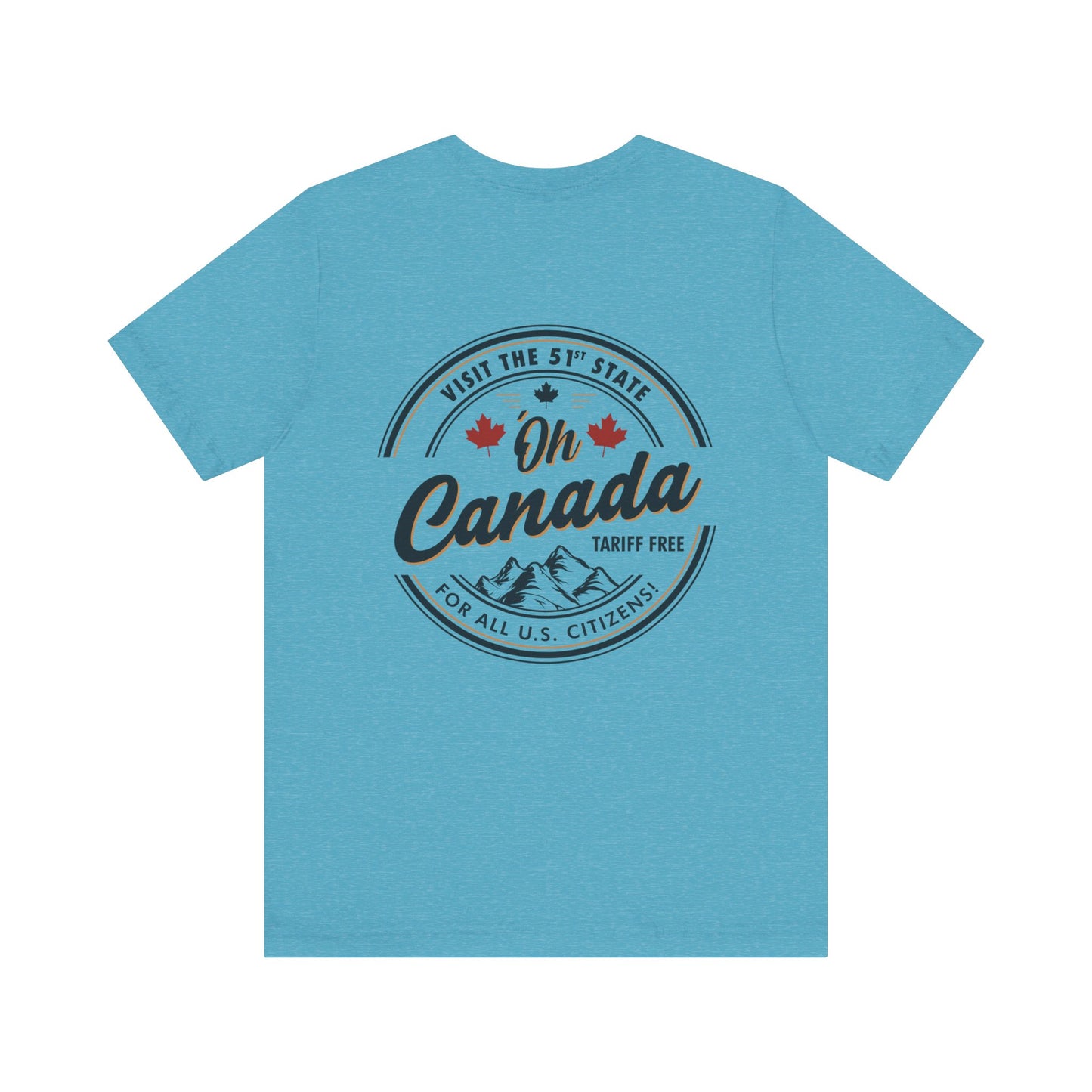 T-Shirt - "Visit the 51st State! Via FAFO Airlines" Unisex Jersey Short Sleeve Tee